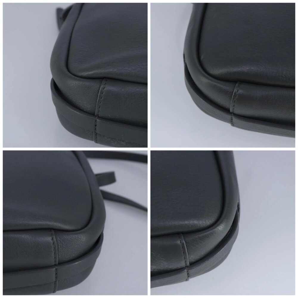 BALENCIAGA Everyday camera S Shoulder Bag Leather Gray - Picture 16 of 16